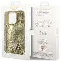 Guess GUHCP14LHDGTPD iPhone 14 Pro 6.1" złoty/gold hardcase Rhinestone Triangle