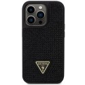 Guess GUHCP14LHDGTPK iPhone 14 Pro 6.1" czarny/black hardcase Rhinestone Triangle