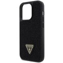 Guess GUHCP14LHDGTPK iPhone 14 Pro 6.1" czarny/black hardcase Rhinestone Triangle