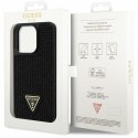 Guess GUHCP14LHDGTPK iPhone 14 Pro 6.1" czarny/black hardcase Rhinestone Triangle