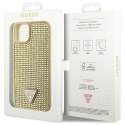 Guess GUHCP14MHDGTPD iPhone 14 Plus 6.7" złoty/gold hardcase Rhinestone Triangle