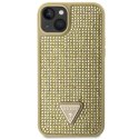 Guess GUHCP14SHDGTPD iPhone 14 6.1" złoty/gold hardcase Rhinestone Triangle