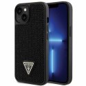 Guess GUHCP14SHDGTPK iPhone 14 6.1" czarny/black hardcase Rhinestone Triangle