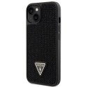 Guess GUHCP14SHDGTPK iPhone 14 6.1" czarny/black hardcase Rhinestone Triangle