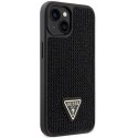 Guess GUHCP14SHDGTPK iPhone 14 6.1" czarny/black hardcase Rhinestone Triangle