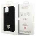 Guess GUHCP14SHDGTPK iPhone 14 6.1" czarny/black hardcase Rhinestone Triangle