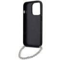 Karl Lagerfeld KLHCP14XSACKLHPG iPhone 14 Pro Max 6.7" srebrny/silver hardcase Saffiano Monogram Chain