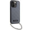 Karl Lagerfeld KLHCP14LSACKLHPG iPhone 14 Pro 6.1" srebrny/silver hardcase Saffiano Monogram Chain