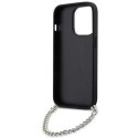 Karl Lagerfeld KLHCP14LSACKLHPK iPhone 14 Pro 6.1" czarny/black hardcase Saffiano Monogram Chain