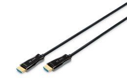 Kabel DIGITUS połączeniowy hybrydowy AOC HDMI 2.0 Premium High Speed Ethernet 4K60Hz UHD HDMI A/HDMI A M/M czarny 30m