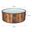 Dmuchane SPA Jacuzzi Lay-Z Helsinki 7 osobowe Bestway 60025