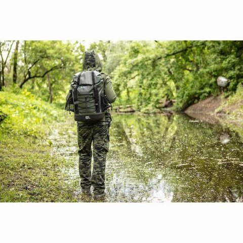 Plecak na 600D 63-131, zielony, poliuretan, wodoodporny, regulowane szelki, Neo Tools