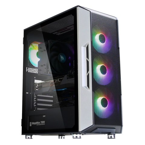 Obudowa I3 Neo TG Mid Tower RGB 4xwentylator, czarna