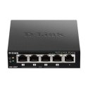 D-Link | Switch | DGS-1005P | Niezarządzany | Desktop | Porty 1 Gbps (RJ-45) w liczbie 5 | Porty PoE w liczbie 4 | Typ zasilania