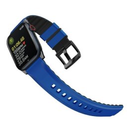 UNIQ pasek Linus Apple Watch Series 1/2/3/4/5/6/7/8/SE/SE2/Ultra 42/44/45/49mm Airosoft Silicone niebieski/racing blue