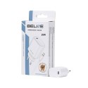 Beline Ład. siec. 1x USB-C 20W + kabel lightning biała /white PD3.0 BLNCW20L
