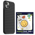 Zestaw Etui Pinit Dynamic + Emoji Pin iPhone 14 Plus 6.7" czarny/black wzór 1