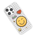 Zestaw Etui Pinit Dynamic + Emoji Pin iPhone 14 Plus 6.7" czarny/black wzór 1