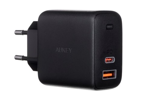 AUKEY PA-B3 BLACK ŁADOWARKA SIECIOWA 65W 2XUSB-C