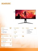 Monitor AG405UXC 40 cali 144Hz IPS HDMIx2 DP USB-C HAS