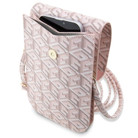 Guess Torebka GUWBHGCFSEP różowy/pink GCube Stripe