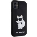 Karl Lagerfeld KLHCN613DRKHNK iPhone 11 / Xr 6.1" czarny/black hardcase Rubber Choupette 3D