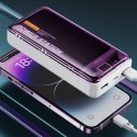 WEKOME WP-351 Vanguard Series - Power bank 20000 mAh PD 20W + QC 22.5W (Fioletowy / Przezroczysty)