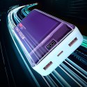 WEKOME WP-353 Vanguard Series - Power bank 10000 mAh PD 20W + QC 22.5W (Fioletowy / Przezroczysty)