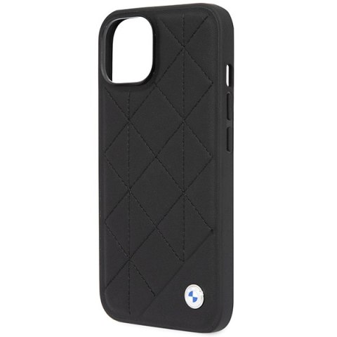 Etui BMW BMHCP14S22RQDK iPhone 14 6.1" czarny/black Leather Quilted