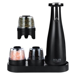 Adler | Electric Salt and pepper grinder | AD 4449b | Grinder | 7 W | Housing material ABS plastic | Lithium | Mills with cerami