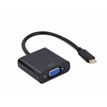 Cablexpert | Kabel przejściowy z USB typu C na VGA | A-CM-VGAF-01 | Czarny | USB typu C | VGA | 0,15 m