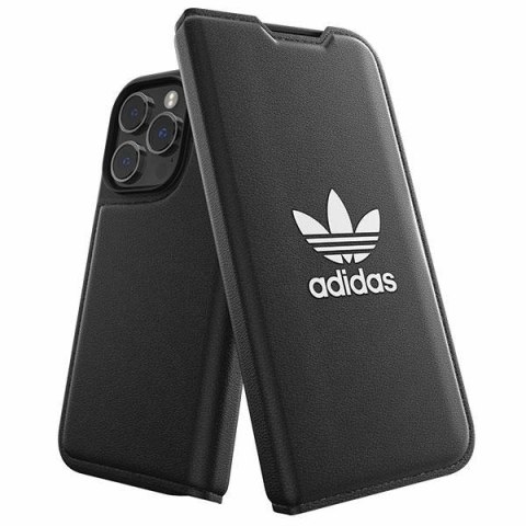 Adidas OR Booklet Case BASIC iPhone 14 Pro 6.1" czarno biały/black white 50182