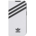 Adidas OR Booklet Case PU iPhone 13 6,1" czarno biały/black white 47092