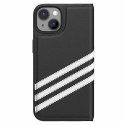 Adidas OR Booklet Case PU iPhone 14 6.1" czarno biały/black white 50195