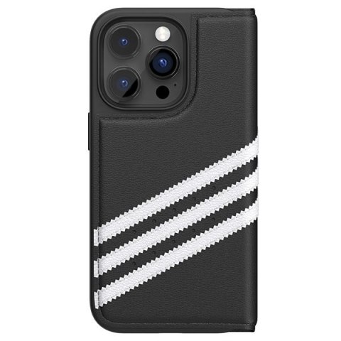 Adidas OR Booklet Case PU iPhone 14 Pro czarno biały/black white 50196