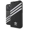 Adidas OR Booklet Case PU iPhone 14 Pro czarno biały/black white 50196