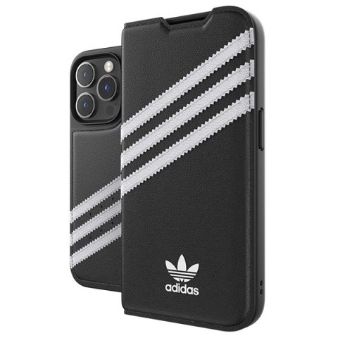Adidas OR Booklet Case PU iPhone 14 Pro czarno biały/black white 50196