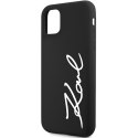 Karl Lagerfeld KLHCN61SKSVGK iPhone 11 / Xr 6.1" czarny/black hardcase Silicone Signature