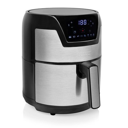 Princess | 182026 | Cyfrowy Airfryer XXL | Moc 1500 W | Pojemność 4,5 L | Czarny/Stal nierdzewna