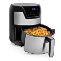 Princess | 182026 | Cyfrowy Airfryer XXL | Moc 1500 W | Pojemność 4,5 L | Czarny/Stal nierdzewna