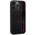 Audi Carbon Fiber Stripe iPhone 13 Pro / 13 6.1" czarny/black hardcase AUS-TPUPCIP13P-R8/D1-BK