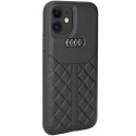 Audi Genuine Leather iPhone 11 / Xr 6.1" czarny/black hardcase AU-TPUPCIP11R-Q8/D1-BK