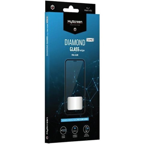 MS Diamond Glass Edge Lite Fg iPhone 15 Pro 6.1" czarny/black Full Glue