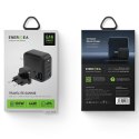 ENERGEA ład. siec. 1xUSB+3xUSB-C PD-PPS-QC 3.0 100W 3C1A czarny/black US+EU Travelite GAN100