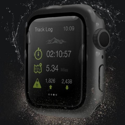 UNIQ etui Nautic Apple Watch Series 7/8 45mm czarny/black