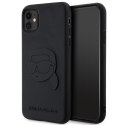 Karl Lagerfeld KLHCN613DRKNK iPhone 11 / Xr 6.1" czarny/black hardcase Rubber Karl Head 3D