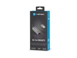 NATEC KARTA SIECIOWA CRICKET 1GB USB 3.0 1X RJ45 NA KABLU NNC-1924