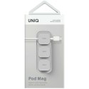 UNIQ Pod Mag magnetyczny organizer do kabli + baza szary/chalk grey