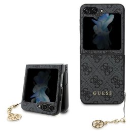 Guess GUHCZF5GF4GGR F731 Z Flip5 szary/grey hardcase 4G Charms Collection