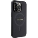 Guess GUHMP14XPSAHMCK iPhone 14 Pro Max 6.7" czarny/black hardcase Saffiano MagSafe